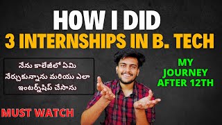 Engineering 3 Internships Earnings and Learning My Journey  Must Watch [upl. by Hutt786]