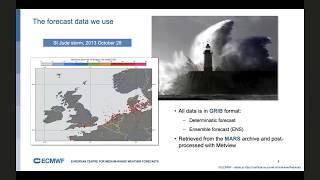 ECMWF Webinar Data manipulation and visualisation  Processing and visualising ECMWF ensemble data [upl. by Gemma]