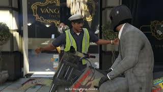 Jewlery Store Heist  GTA V [upl. by Adnoel]