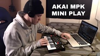 Looping with AKAI MPK Mini Play GarageBand [upl. by Cacilia23]