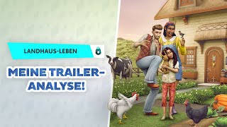 Sims 4 LandhausLeben meine TrailerANALYSE  ShortNews  simsblogde [upl. by Ase176]