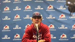 Avalanche coach Jared Bednar on Ross Colton and Miles Wood [upl. by Jena]