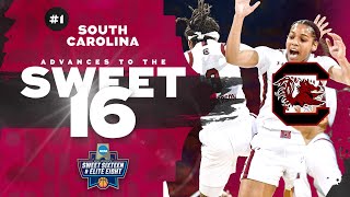 South Carolina vs Oregon State  Second Round Womens NCAA Tournament Extended Highlights [upl. by Eneloj]