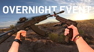 OVERNIGHT AIRSOFT EVENT  New FullAuto M9 amp AK74 [upl. by Akenom]