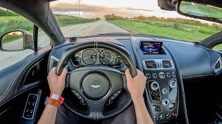 2015 Aston Martin Vanquish  POV Test Drive Binaural Audio [upl. by Zenas614]