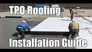 quotHow to Install TPO Roofingquot by RoofRepair101 [upl. by Kirsti]