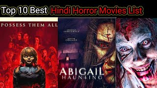 Top 10 horror movies hindi list 😱😱😱 [upl. by Nimesay]