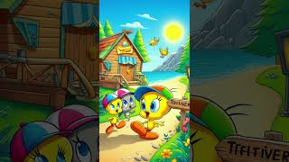 Tweety Bird Goes to Summer Camp  Animation Cartoon [upl. by Einotna10]