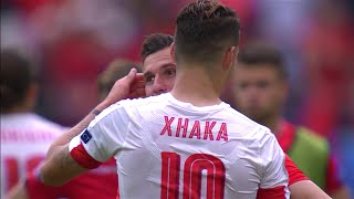 Granit Xhaka  Man of the Match Performance vs Albania [upl. by Katlin]