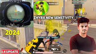 UPDATE 34 🥵  ZHYRX SENSITIVITY  ZHYRX SENSITIVITY CODE  ZHYRX GAMING CONTROL CODE [upl. by Cyprian]