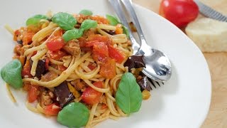 Easy Garlicky Tomatoey Pasta Recipe  Asian Recipes [upl. by Ahcurb]