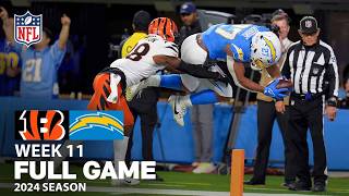 A WILD Battle In Week 11 Cincinnati Bengals vs Los Angeles Chargers FULL GAME  NFL 2024 Season [upl. by Trinetta]