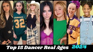 Top 15 Dancers Real Names and Ages Revealed 2024 [upl. by Draw]