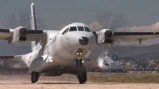 C295W landing at Quintero base Chile [upl. by Marolda]