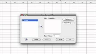 One sample ttest [upl. by Esil]