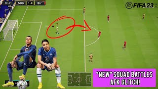 NEW Squad Battles AFK Glitch on FIFA 23 Ultimate Team Must Watch [upl. by Marieann]