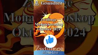 Zwillinge GESUNDHEIT 🩺 Horoskop Oktober 2024 [upl. by Ireva]