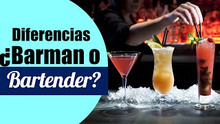 Barman vs Bartender ¿Cual Es La Diferencia [upl. by Aneloaup]