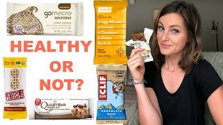 HEALTHY PROTEIN BARS  Whats Actually Healthy and Whos Tricking You [upl. by Fineberg]