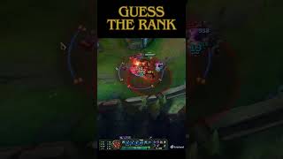 GUESS THE RANK 🩷 WRITE IN COMMENT 👇epicmoments leagueoflegends lol gaming highlights [upl. by Werner]