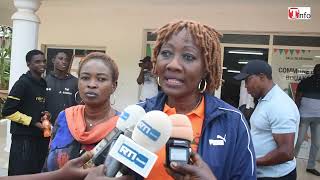 Lancement des activités sportives des vacances scolaire de la mairie de Bouaké taleebinfo [upl. by Nnylhtak384]