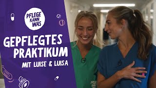 Das gepflegte Praktikum  Folge 1 Luisa amp Luise in der septischen Chirurgie PflegeKannWas [upl. by Ssirk]