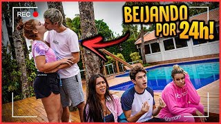 BEIJAMOS NA FRENTE DE TODOS POR 24HRS  TROLLANDO AMIGOS  REZENDE EVIL [upl. by Yila]