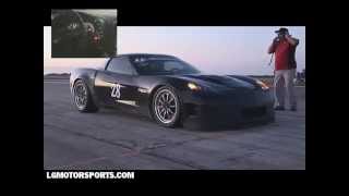 LG Motorsports  Texas Mile 2008  TT Z06 210mph [upl. by Glinys]