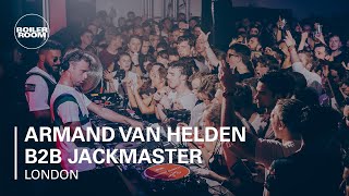 Armand Van Helden B2B Jackmaster  Boiler Room x RayBan 009  London DJ Set [upl. by Hagi]