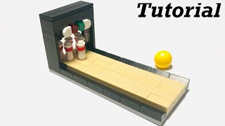 LEGO Bowling Lane Tutorial [upl. by Eener]