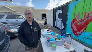 Painting murals in Elko Day One Oct 10 [upl. by Nadual]