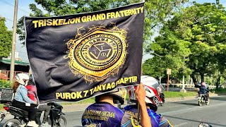 TAU GAMMA PHI 56th NATIONAL FOUNDING ANNIVERSARY  TAGUIG CITY TRISKELION COUNCIL MOTORCADE 2024 [upl. by Erasmo]