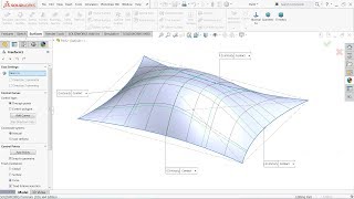 SolidWorks Surface Tutorial Freeform tool [upl. by Fania]