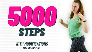 5000 steps at home  Beginner Friendly NO jumping Walking Workout  Get Ready to sweat [upl. by Attolrahc]