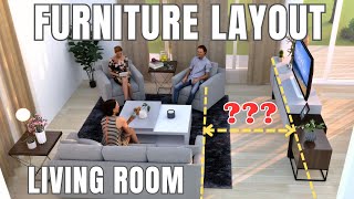 DESIGN TIPS FOR FURNITURE PLACEMENT  HOW TO PLACE FURNITURE IN A SMALL AREA [upl. by Maffa901]