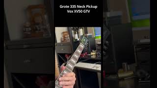 Grote 335 Sound Clip Diminished Blues short Blues [upl. by Narok]