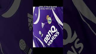 200607 Real Madrid away retro jersey footballjersey [upl. by Ehtnax]