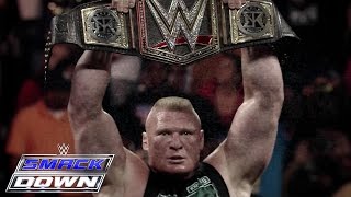 Brock Lesnar vs Seth Rollins The Road to Battleground SmackDown July 16 2015 [upl. by Allen]