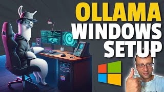 CREA LA TUA AI IN LOCALE SU WINDOWS  TUTORIAL COMPLETO OLLAMA Llama3 e Gemma2 [upl. by Anot]