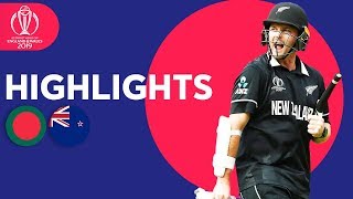 Down To Final 2 Wickets  Bangladesh vs New Zealand  Match Highlights  ICC Cricket World Cup 2019 [upl. by Aneral]