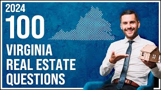 Virginia Real Estate Exam 2024 100 Questions with Explained Answers [upl. by Yatnuahs]