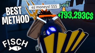 The BEST NEW UNPATCHABLE Way To Get Money  FISCH ROBLOX [upl. by Gert225]