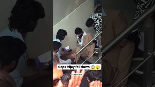 Vijay Devorkonda Fell Down 😱 On Stairs 😱😮 shorts [upl. by Aneertak205]