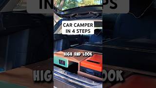 Quick and Easy Convert Your Car into a Camper in 4 STEPS [upl. by Katherina180]