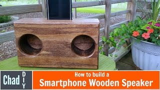 DIY wooden phone speaker [upl. by Baruch]