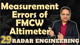 Measurement Errors FMCW RADAR  RADAR Engineering  Engineering Funda [upl. by Raynell]