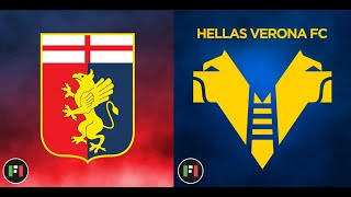 Genoa vs Hellas Verona 🔴Live Match Today⚽🎬 [upl. by Hoffer254]