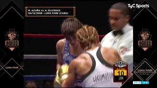 La Tigresa Acuña vs La Locomotora Oliveras en Boxeo de Primera [upl. by Dweck]