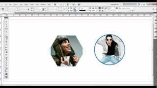 Adobe InDesign Using the Frame Tools and Shape Tools with Images [upl. by Avelin142]