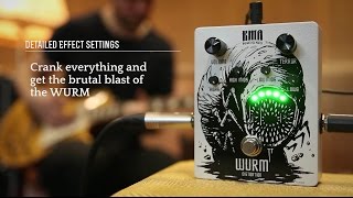 KMA Machines  WURM Distortion  Official Studio Demo [upl. by Ardnohsal399]